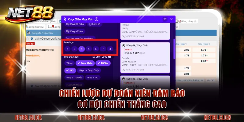 Chiến lược dự đoán xiên đảm bảo cơ hội chiến thắng cao